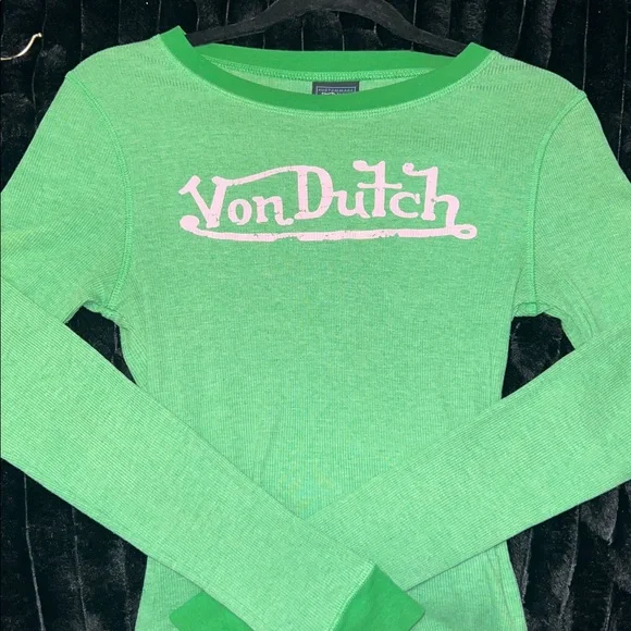 Green Von Dutch Longsleeve tee - Picture 1 of 3